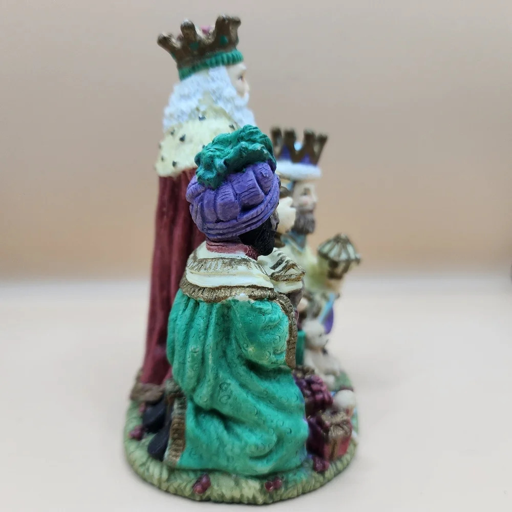 1995 3 Magi Wise Men Figurine Christmas 4 Inch - Picture 2 of 6